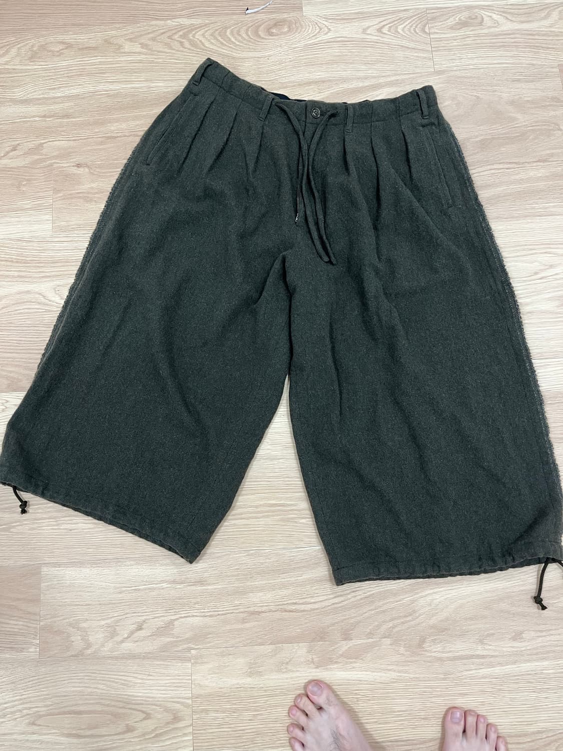 요지야마모토 Ground Y 울 와이드 팬츠 상품이미지1