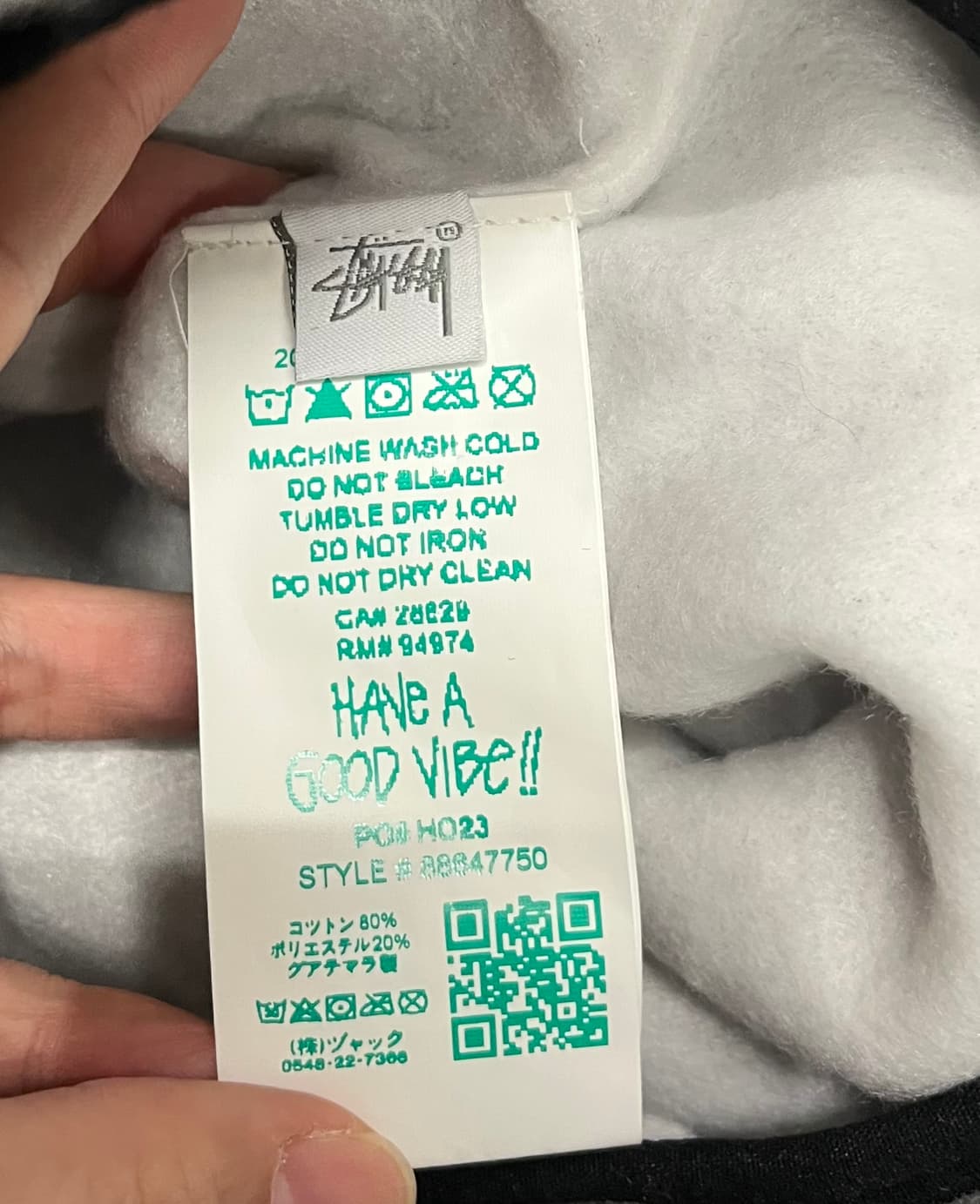 스투시 다이스 후리스 자켓 그레이 상품이미지9