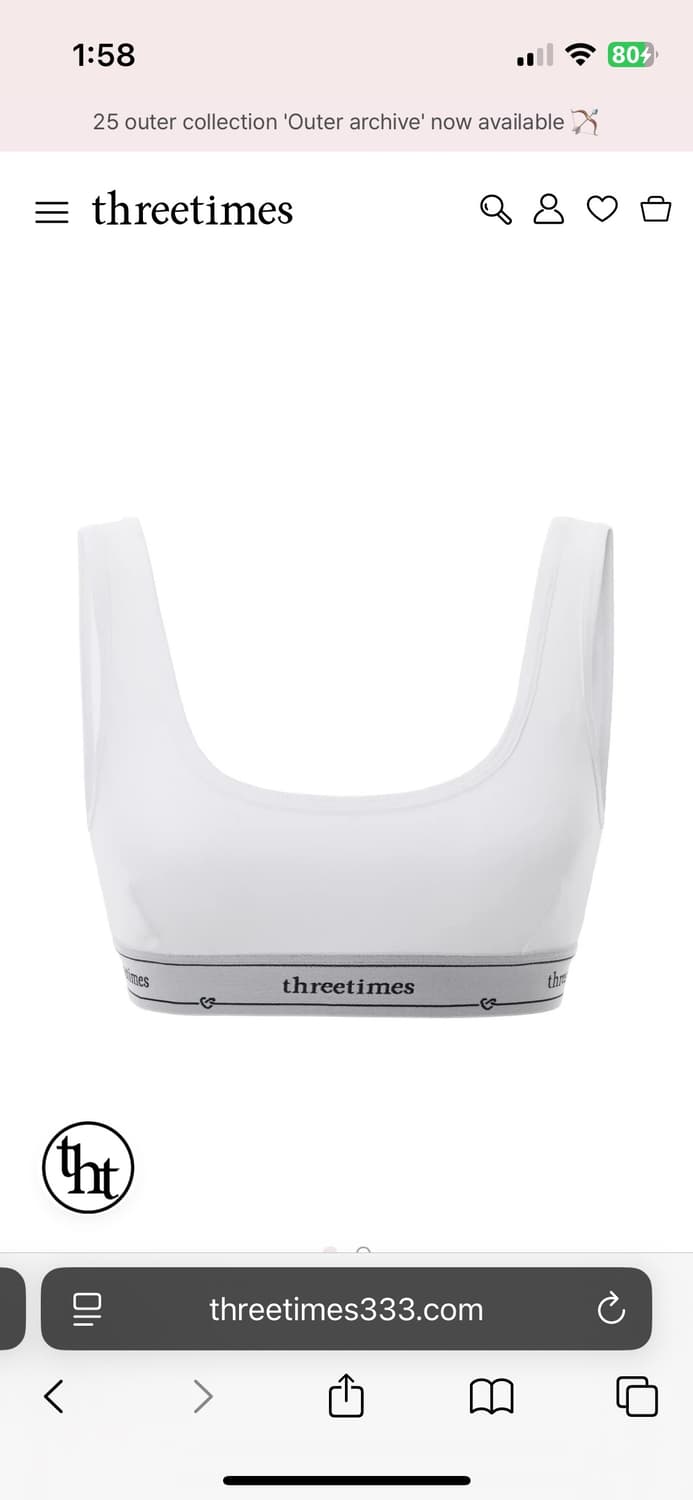 쓰리타임즈 begin tht bra 상품이미지1