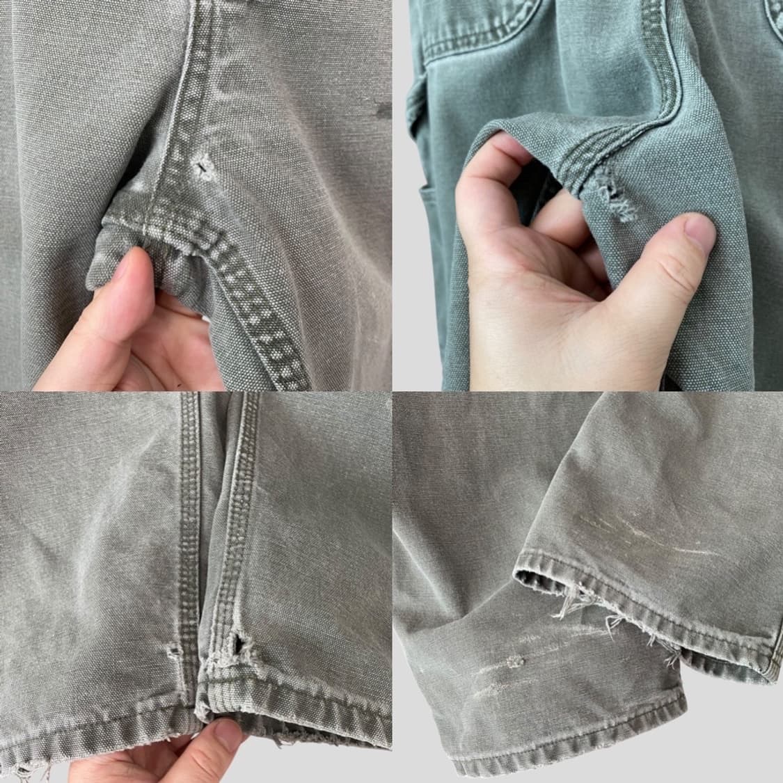 (36)빈티지 칼하트 B11 모스 카펜더 워크팬츠 상품이미지10