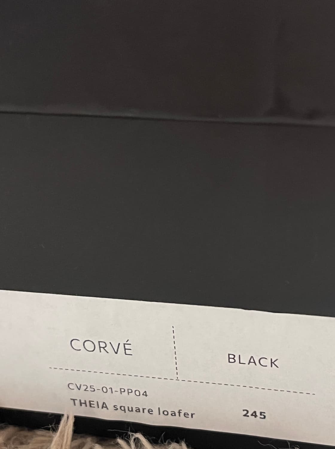 코르베 테이아 스퀘어 로퍼 245 블랙 상품이미지6