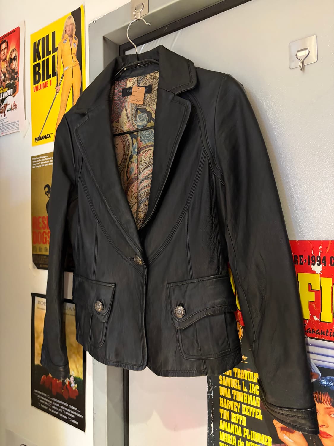 씨씨클럽 양가죽 레더자켓 상품이미지1