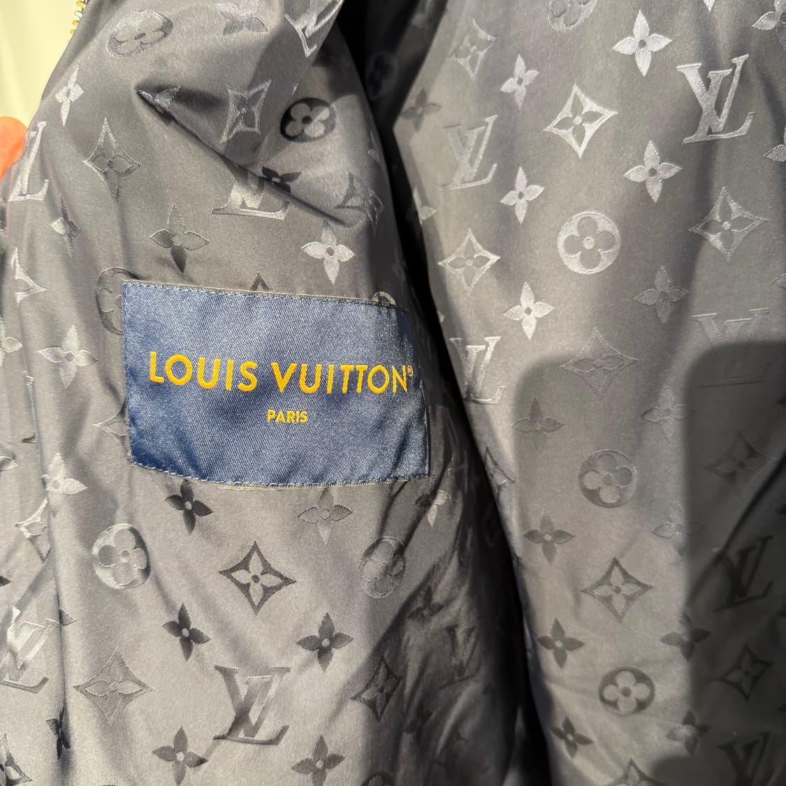 (100) 루이비통 모노그램 레더 패치 플리스 블루종 재킷 상품이미지8