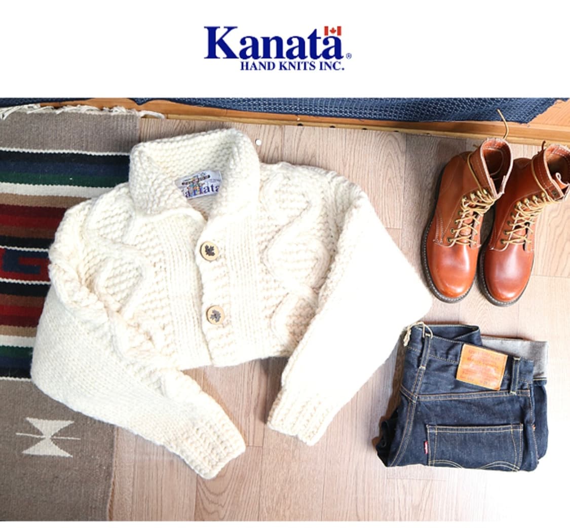 캐나다 핸드메이드 양모100% KANATA 카나타
코위찬 스웨터
 상품이미지1