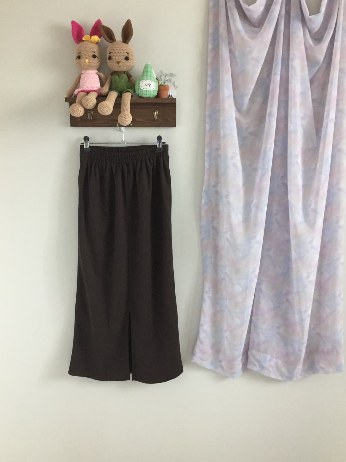 브라운 스커트 상품이미지3