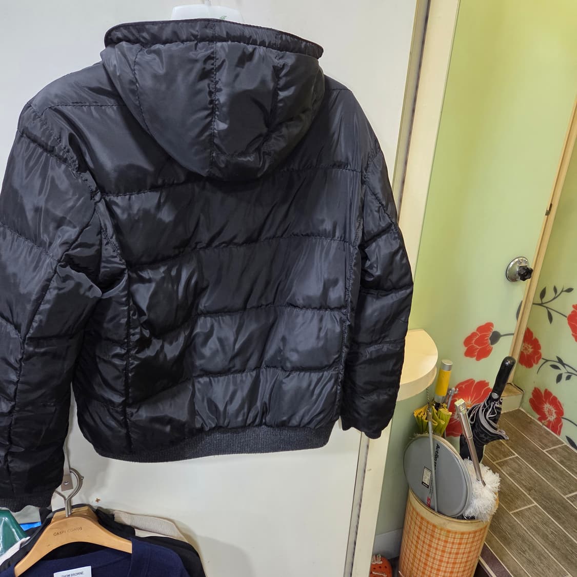 시리즈 가죽 후드 패딩 신상 상품이미지5