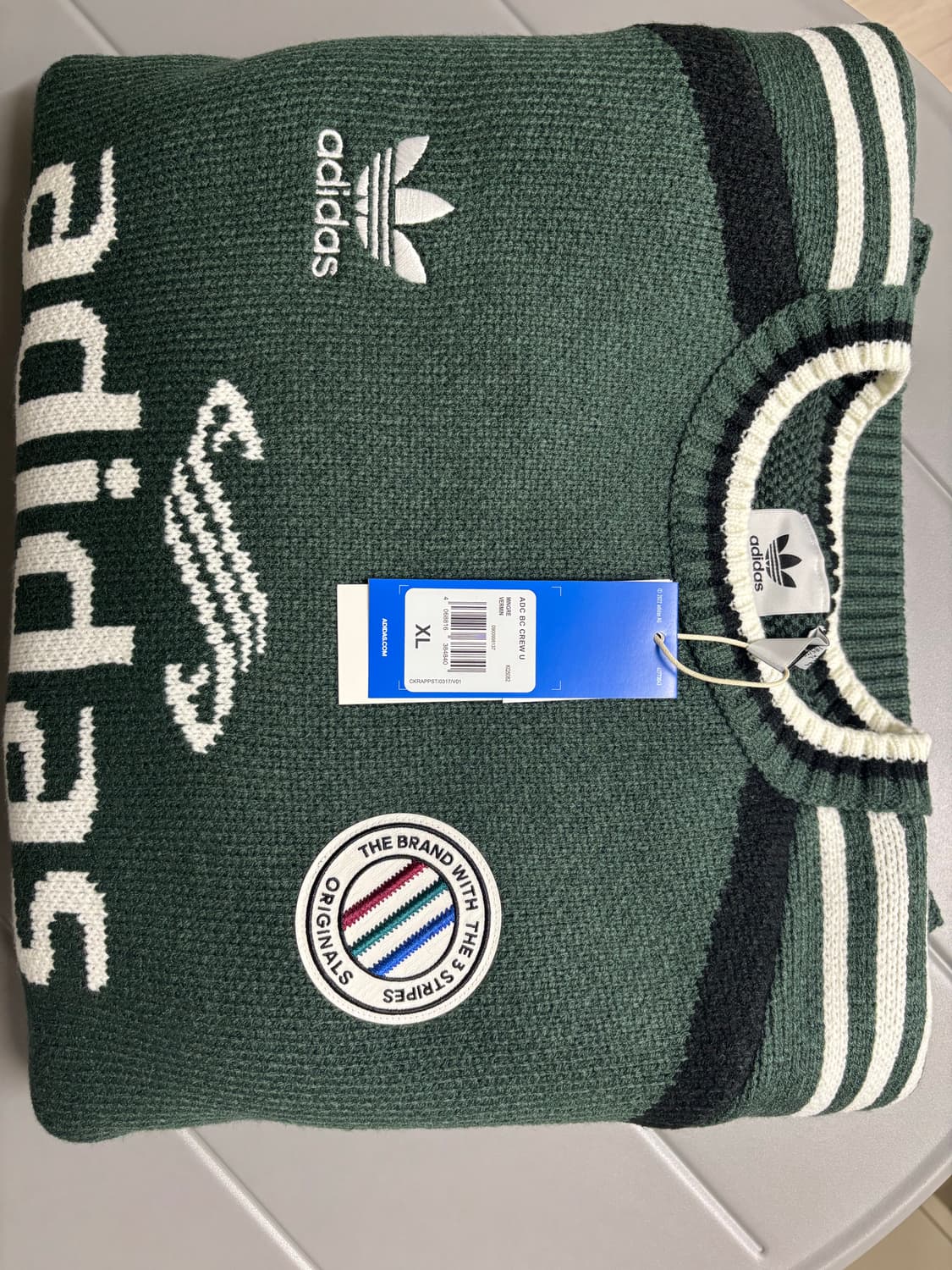 ( XL) 새상품 아디다스 블록코어 풀오버 니트 상품이미지2