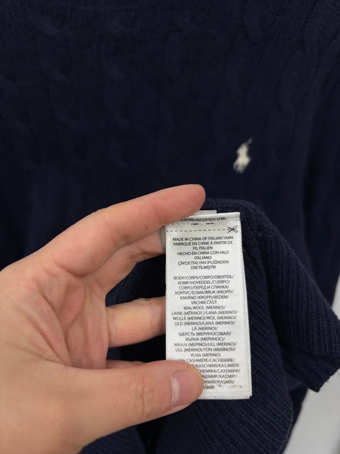 폴로랄프로렌 케이블 우먼 니트   상품이미지6