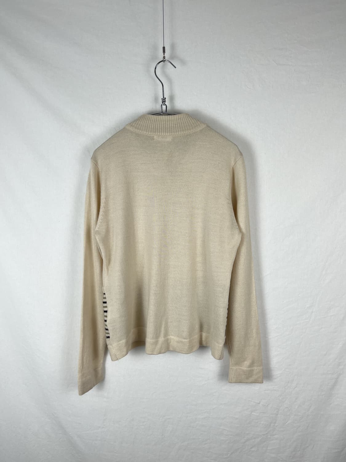 Vintage 스트라이프 포인트 아이보리 가디건  상품이미지4