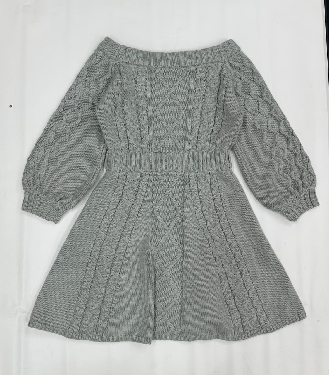 ❄️슈슈룬 쇼콜라깔 꽈베기 니트 원피스❄ 셔츠 히메갸루 모리걸 러블리 상품이미지4