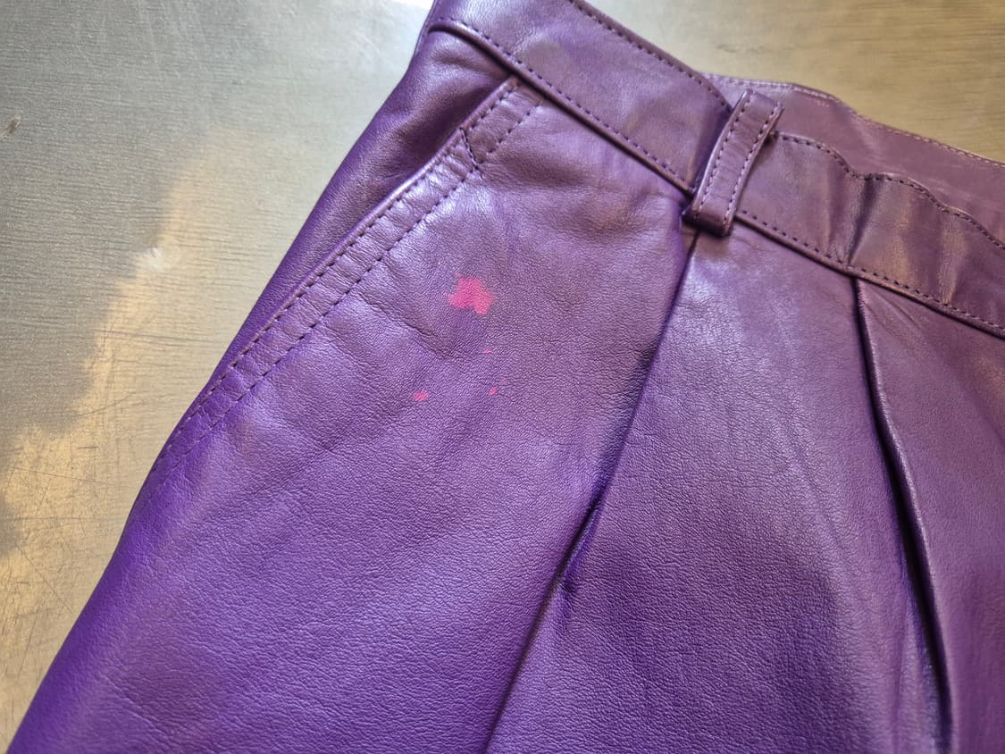 90s sheepskin leather pants 상품이미지4