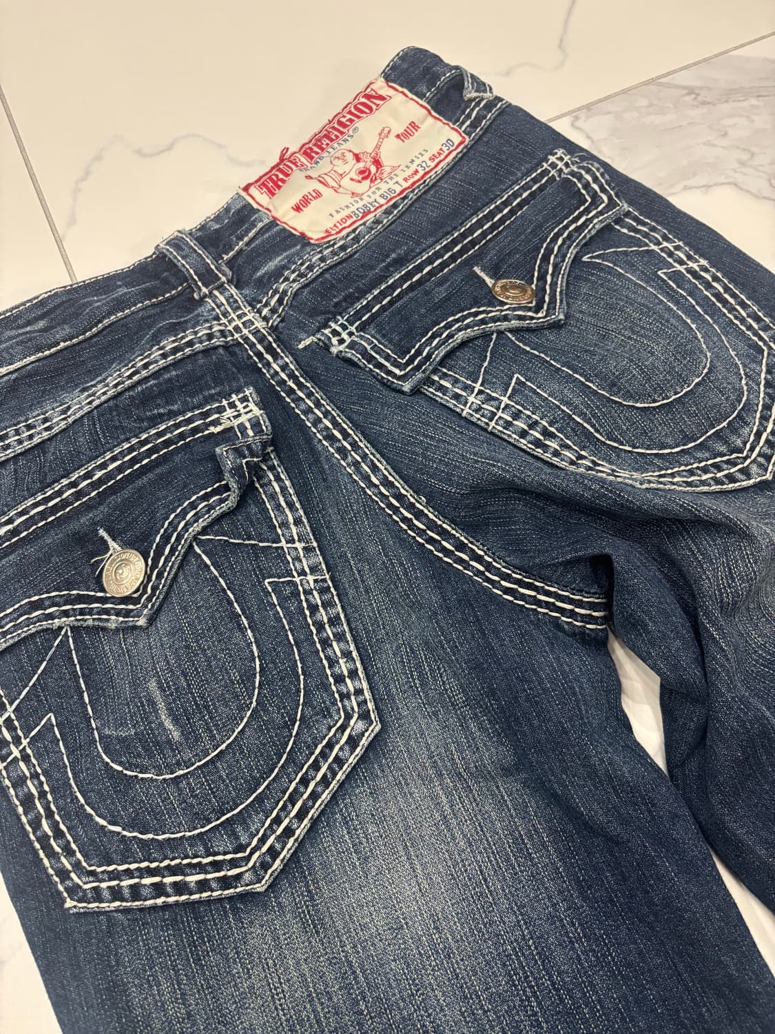 트루릴리젼 빅티 스파이럴 스티치 데님 상품이미지5