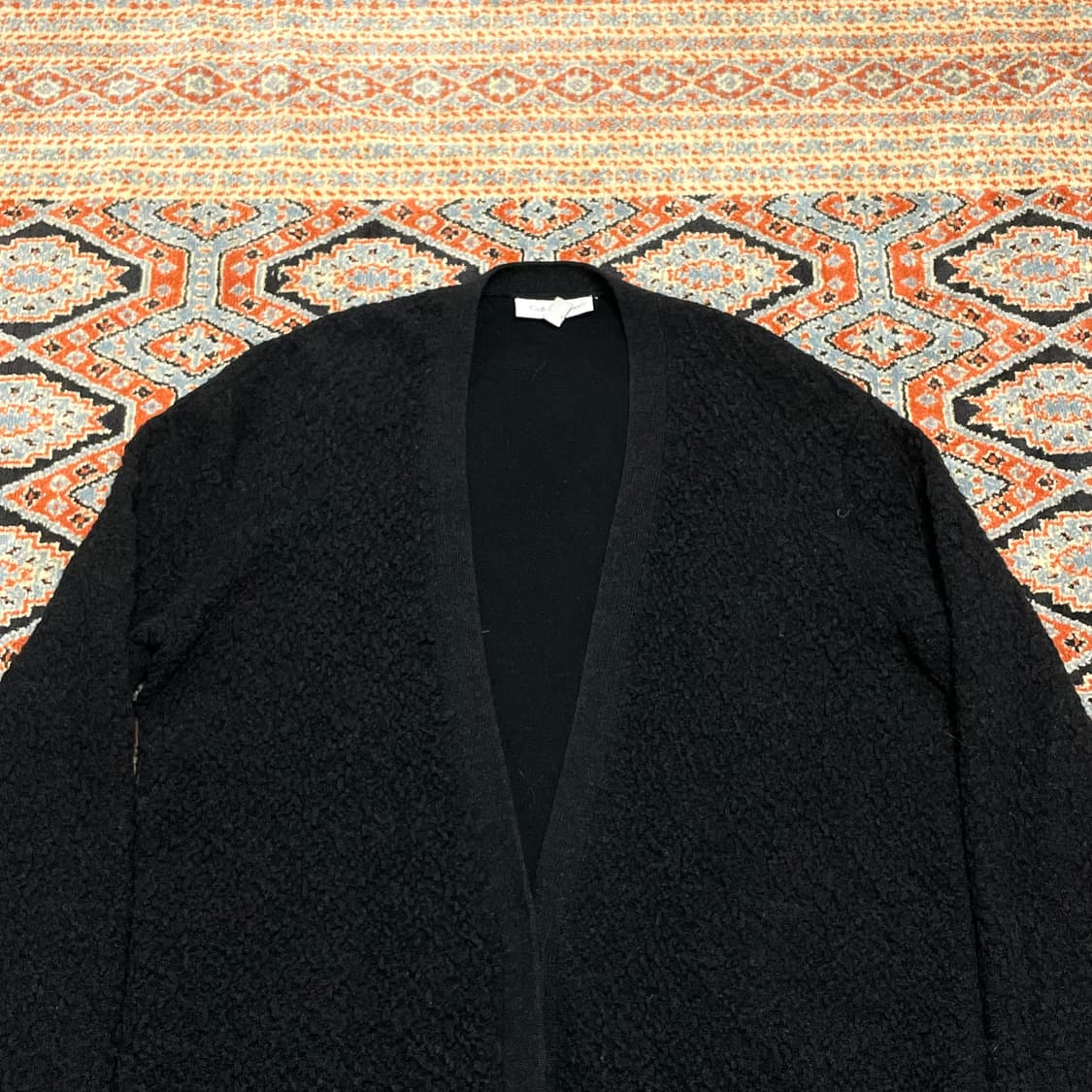 캘빈클라인 블랙 부클 롱 가디건 남성S 상품이미지2