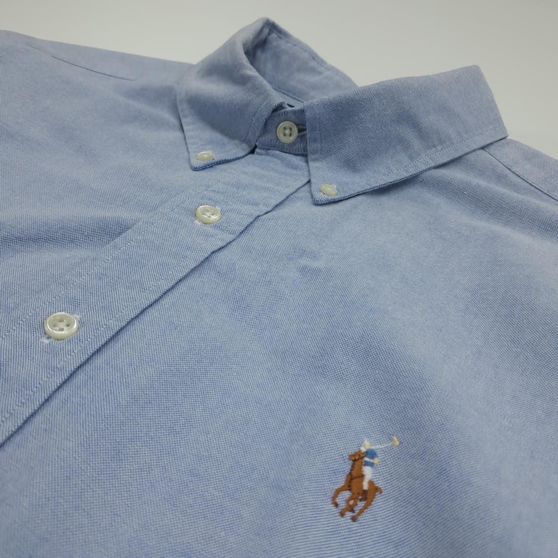 CN918 XL 폴로 랄프로렌 클래식블루 긴팔 셔츠 남방 상품이미지5