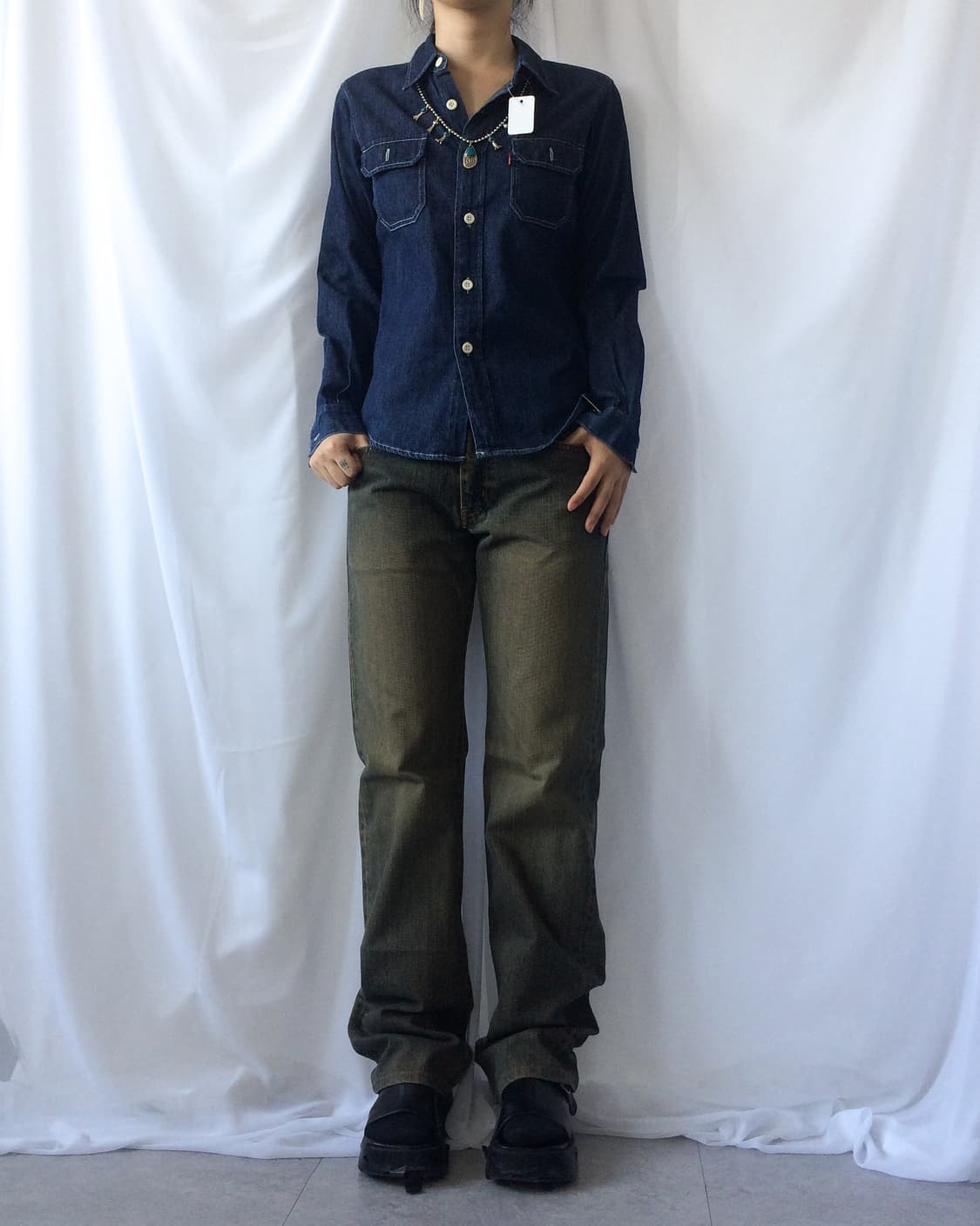 Levis red tap denim shirt 상품이미지1