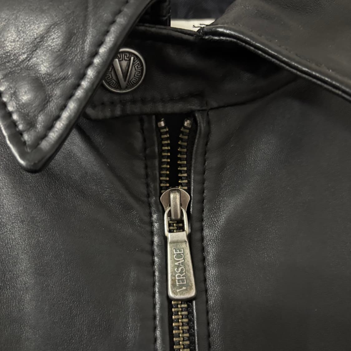 베르사체 컬렉션 램스킨 레더 바이커 자켓 50 라이더자켓 가죽자켓 상품이미지6