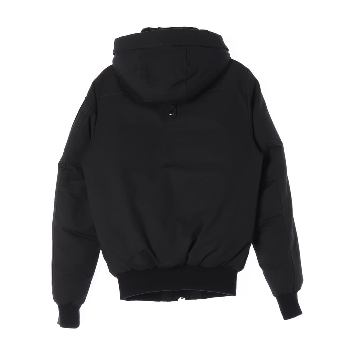 무스너클 후드 봄버 덕다운 숏 패딩 상품이미지3