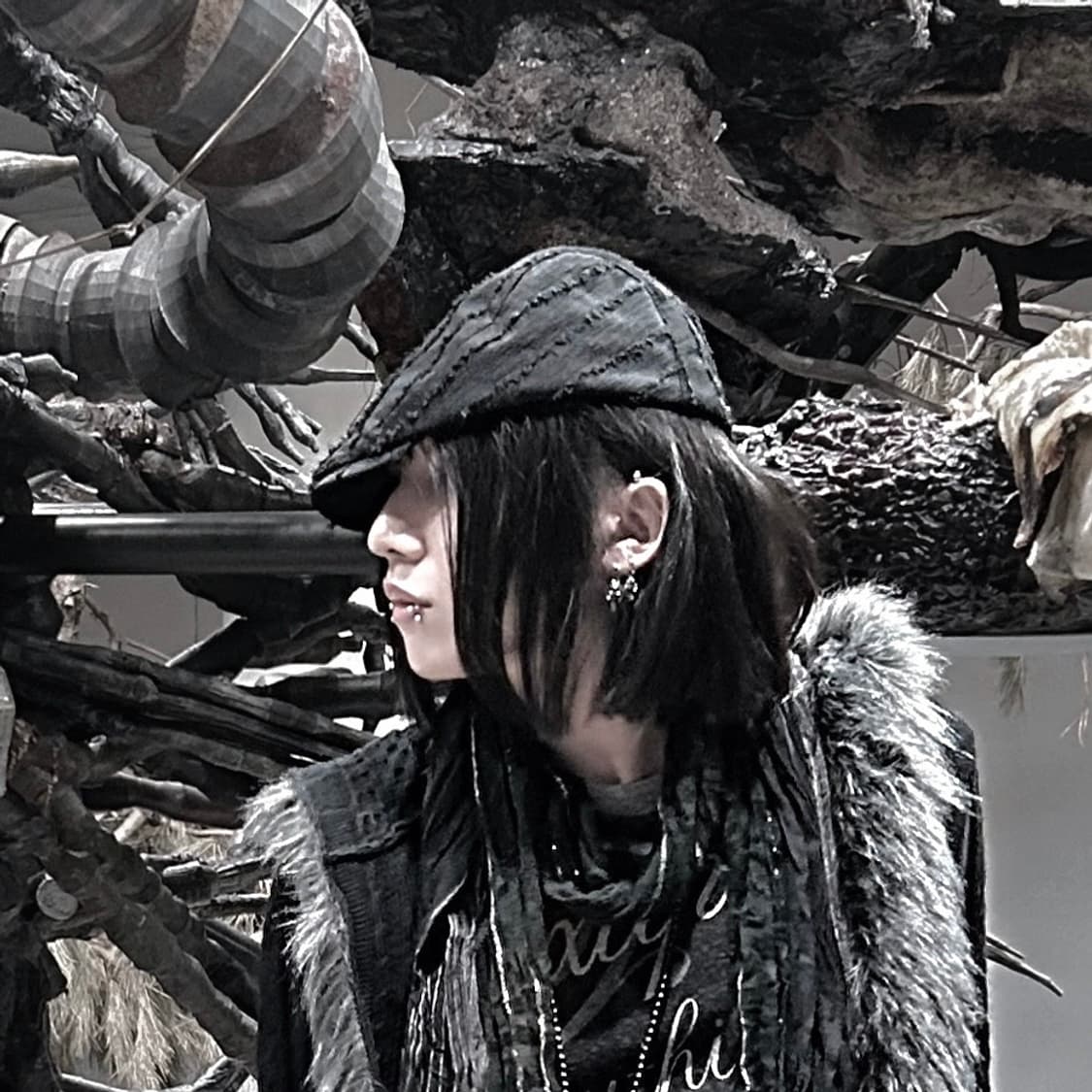 hunting cap vkei v-kei y2k 펑크 헌팅캡 상품이미지3