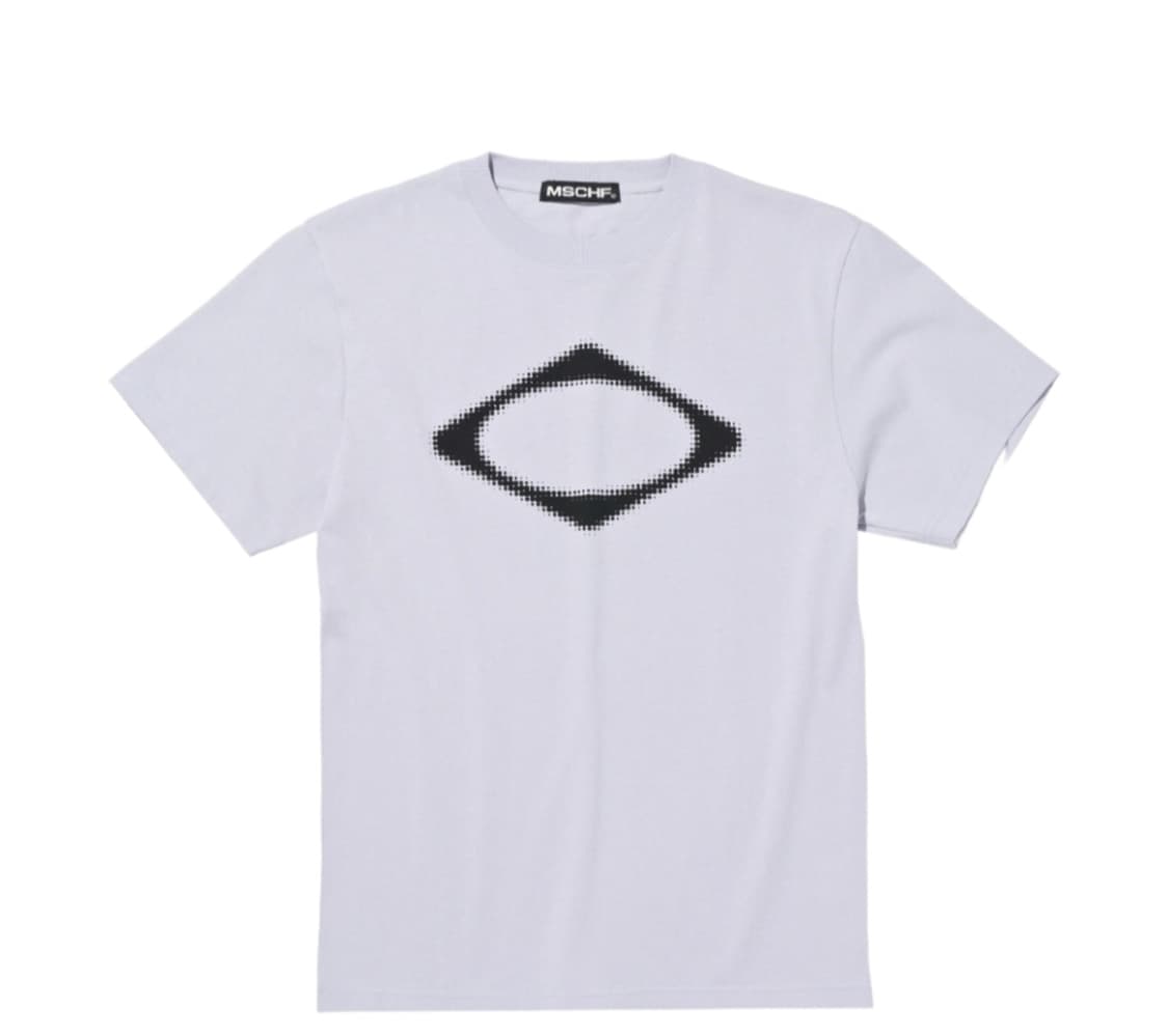 미스치프 롬버스 반팔 블루 그레이 M 상품이미지1