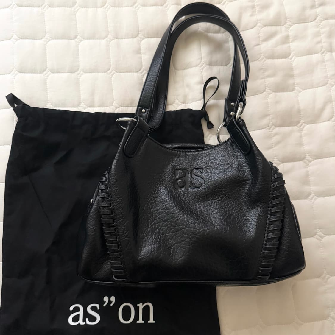 상태최상) 애즈온 보니타 미니백 블랙 상품이미지1