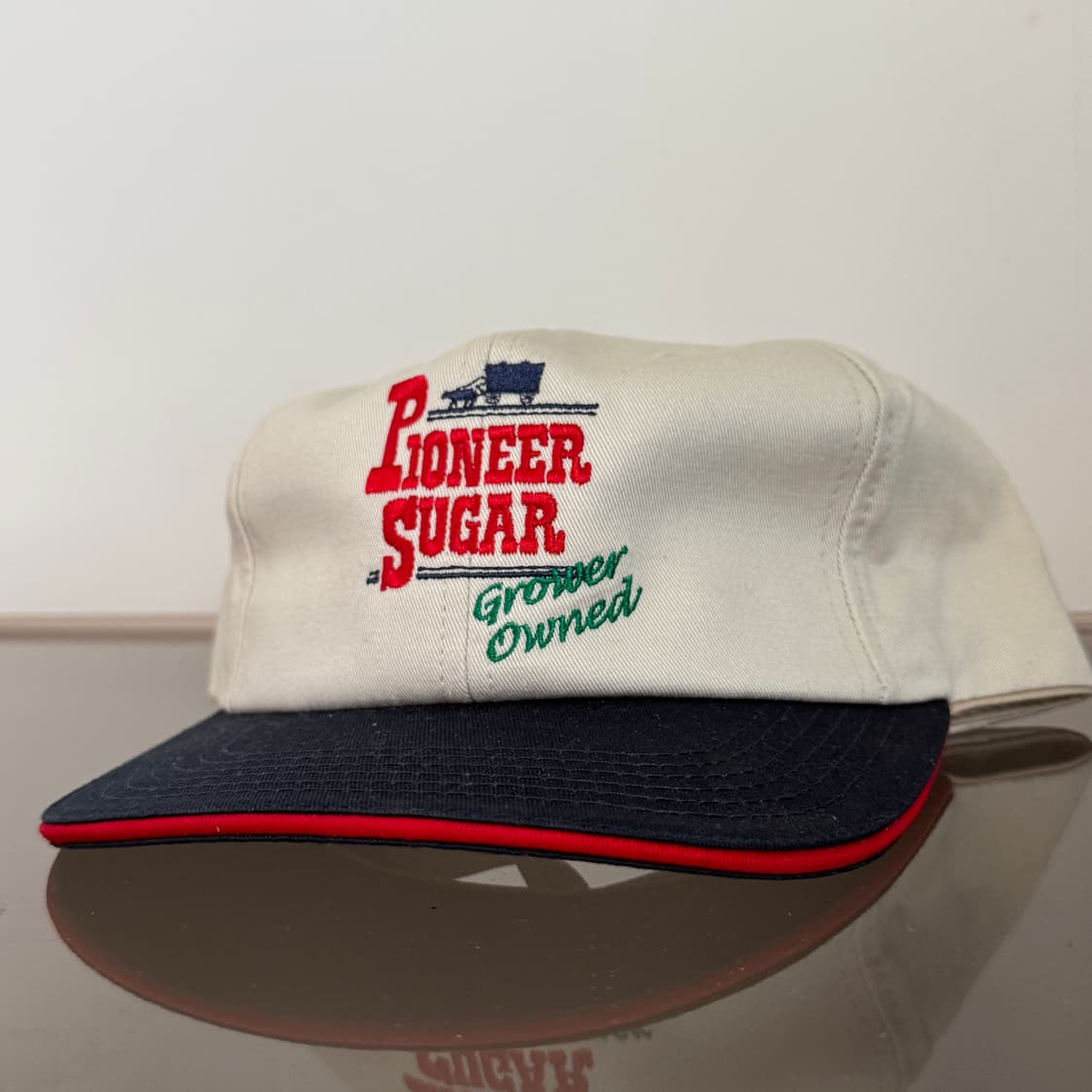 USA PIONEER SUGAR 2002 메쉬캡 빈티지 모자 베이지 상품이미지4