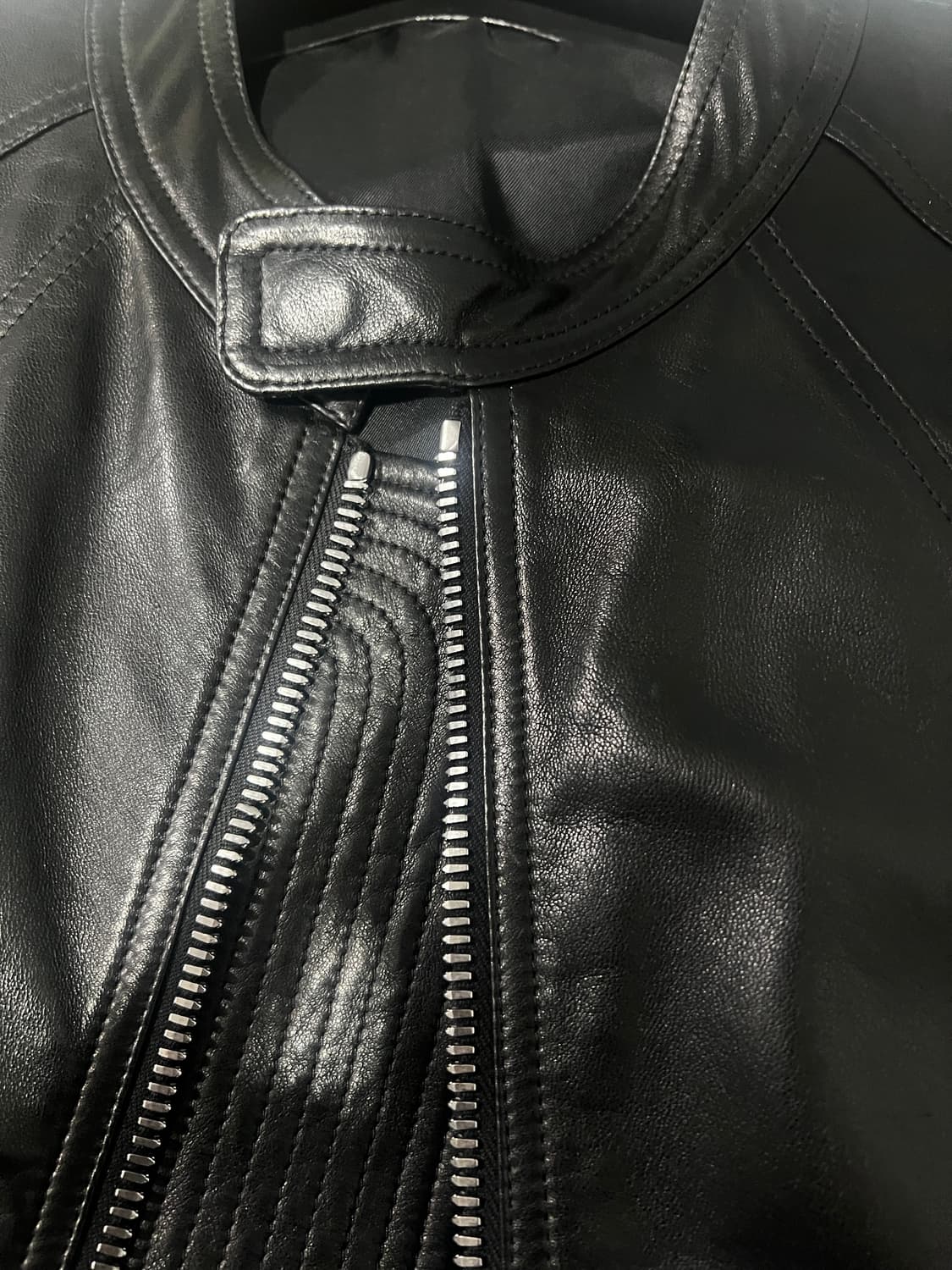 릭오웬스 절개디테일 가죽자켓 /50 상품이미지4