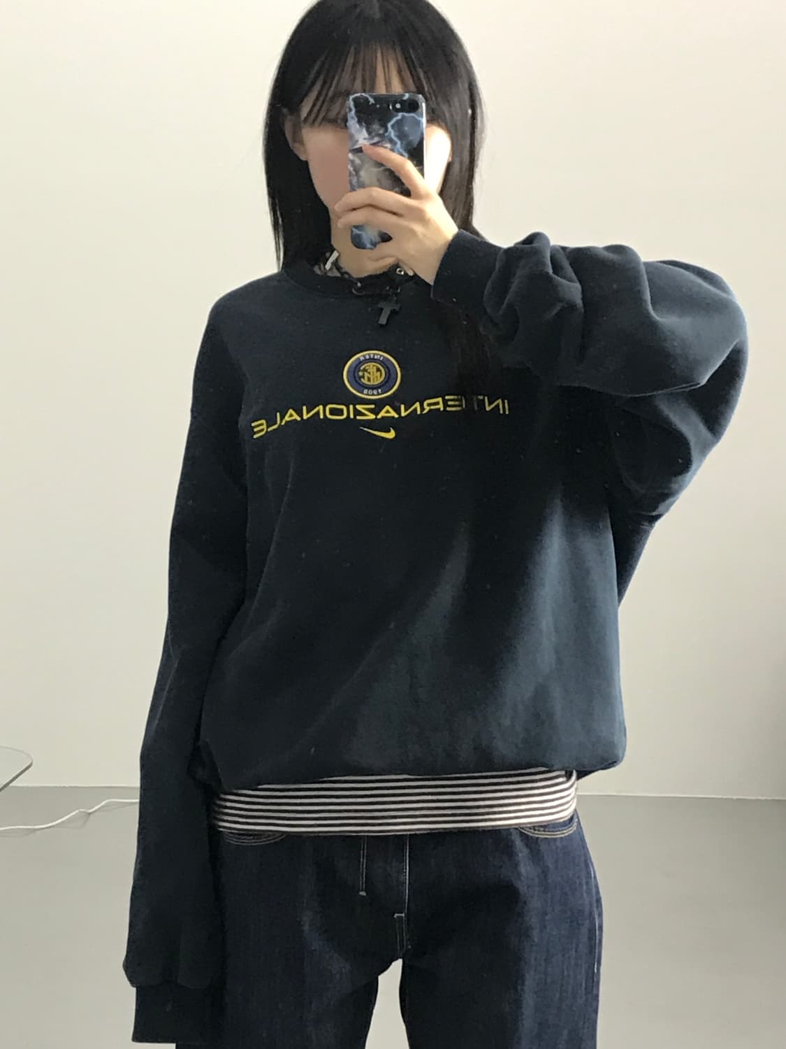 나이키 인테르 맨투맨 상품이미지2