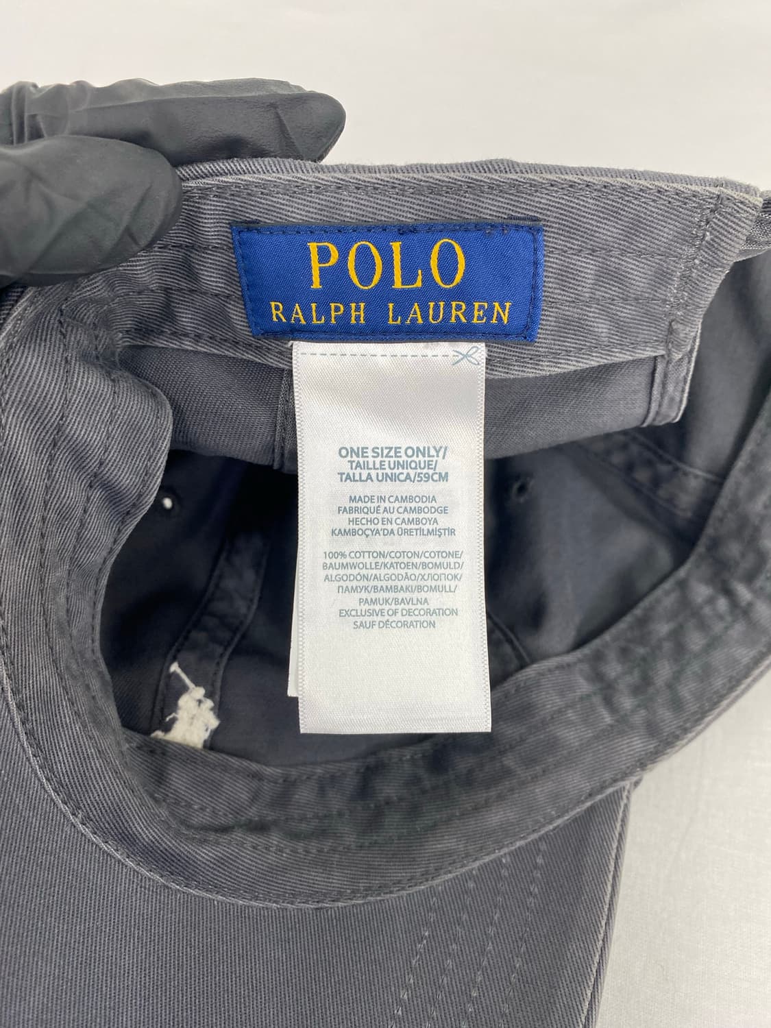 폴로 랄프로렌 그레이 워싱 볼캡 상품이미지6