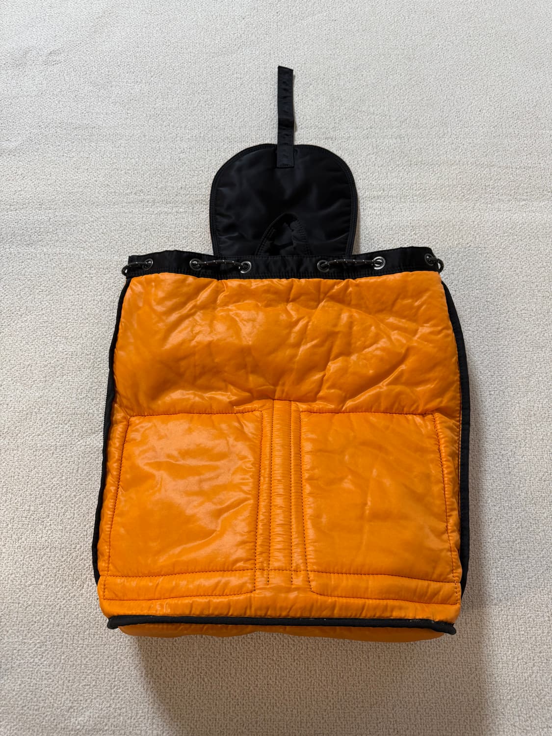 (신형) PORTER 포터 탱커 백팩 럭색 지퍼 블랙 상품이미지9