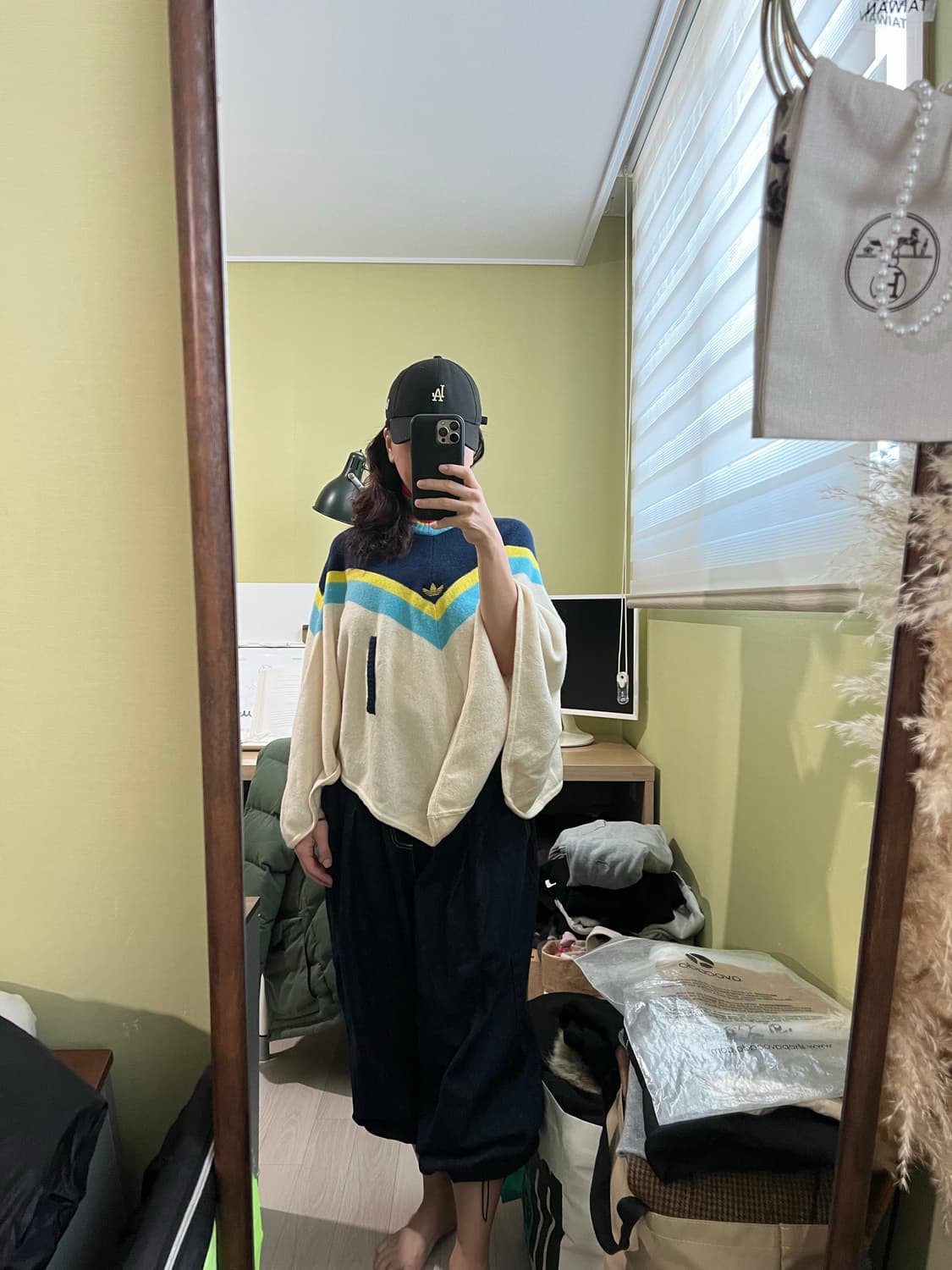 아디다스 니트 망토 정품   상품이미지6