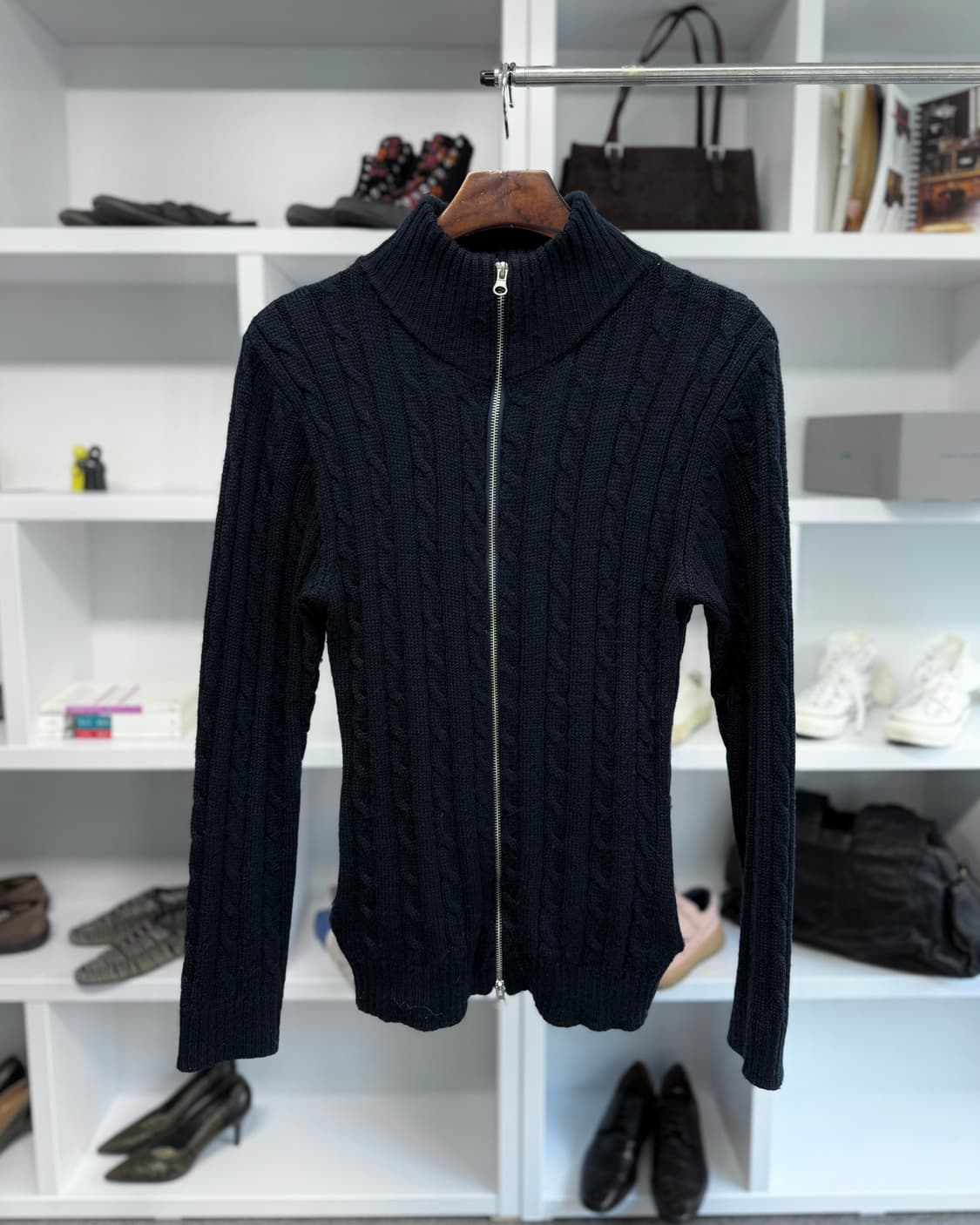 confirm 니트 집업 자켓 상품이미지1