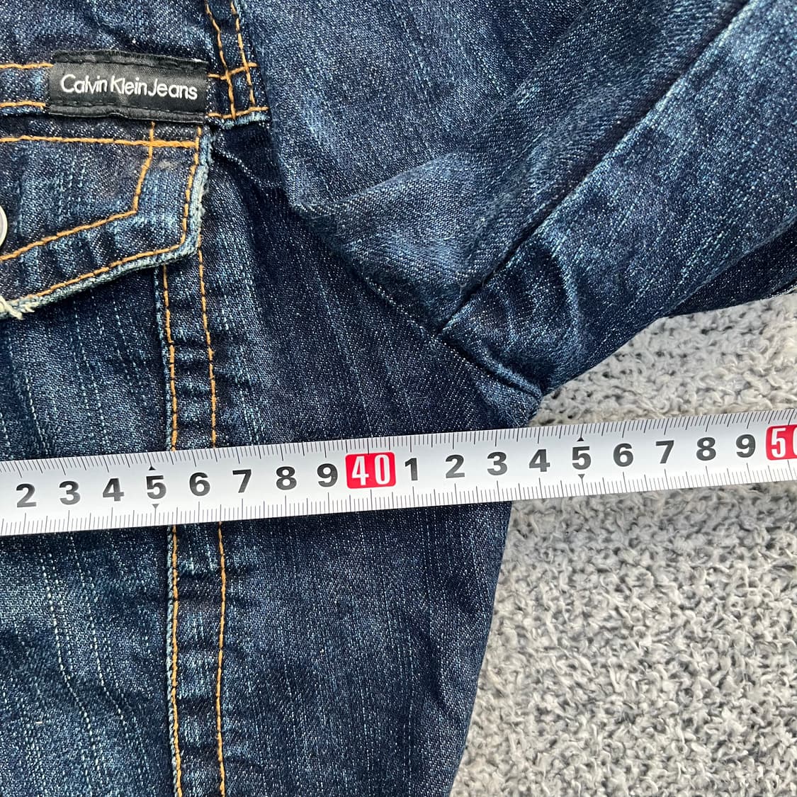 S 캘빈클라인 여성 데님 청자켓 0306M 상품이미지6