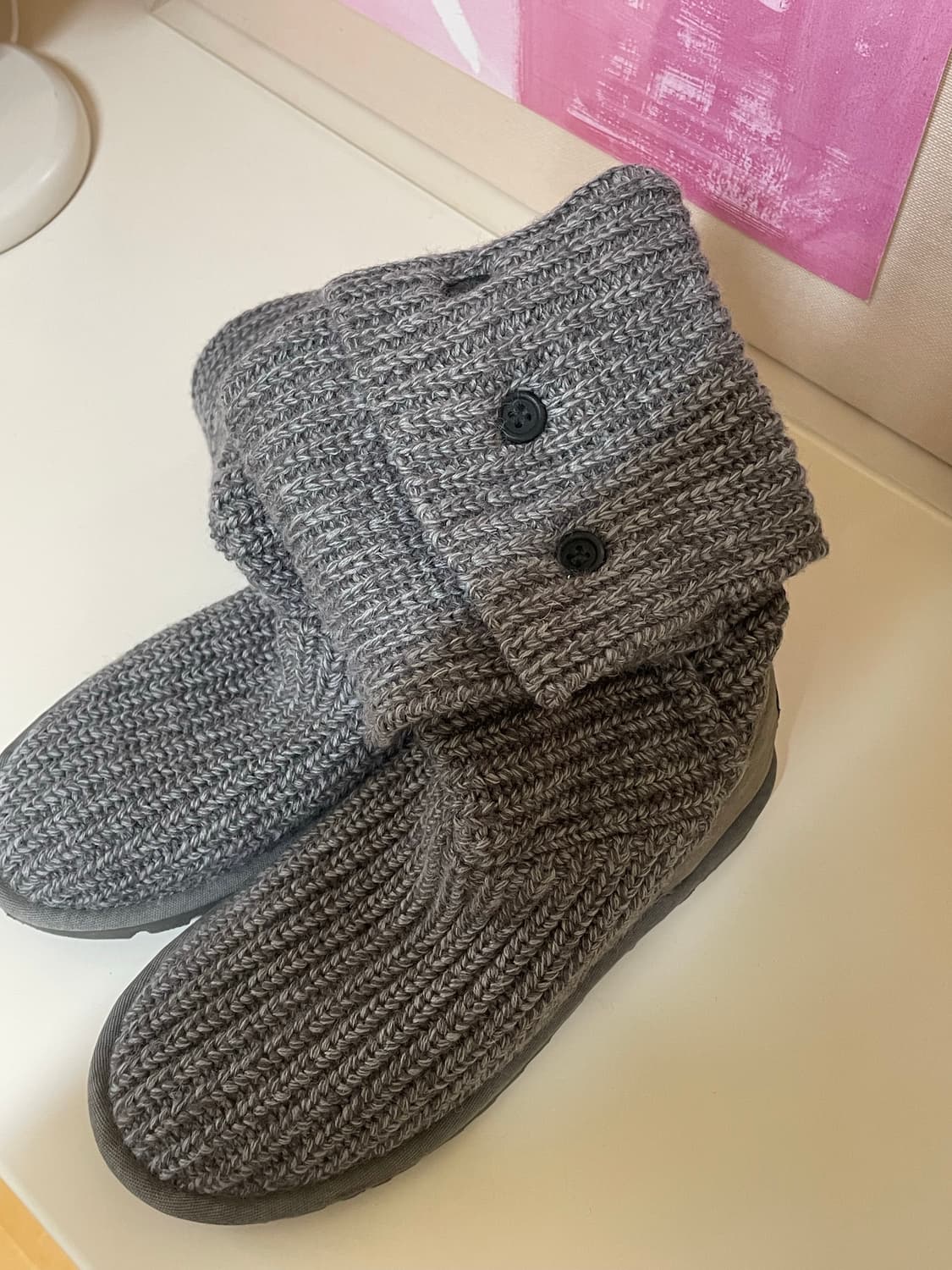 카디 니트 어그 부츠 그레이 230 상품이미지2