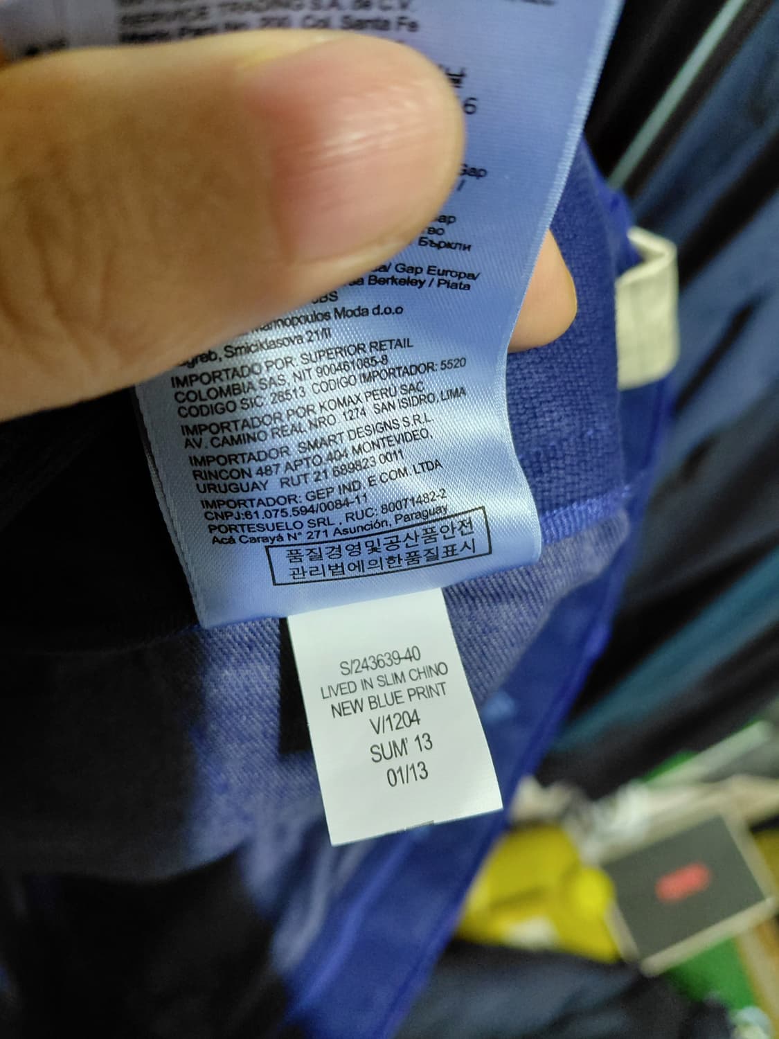 [갭](새제품)슬림핏 코튼 치노 면바지 31사이즈 상품이미지9