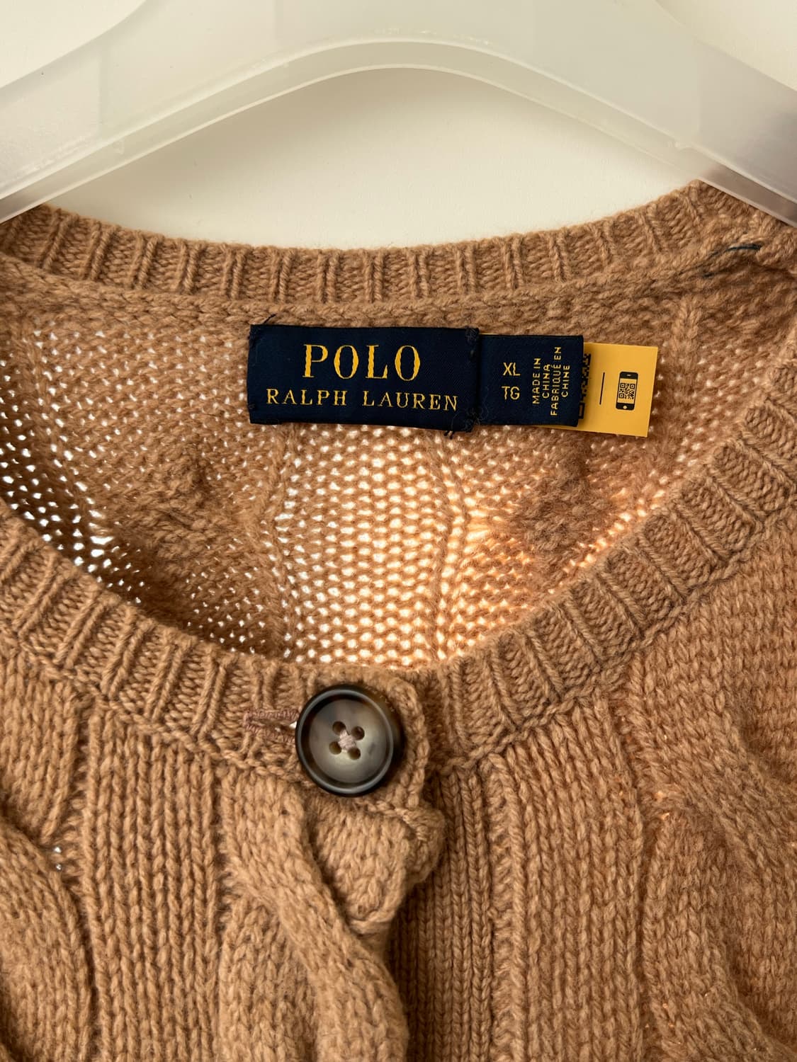 폴로 랄프로렌 울 캐시미어 케이블 가디건 수지 가디건 상품이미지2