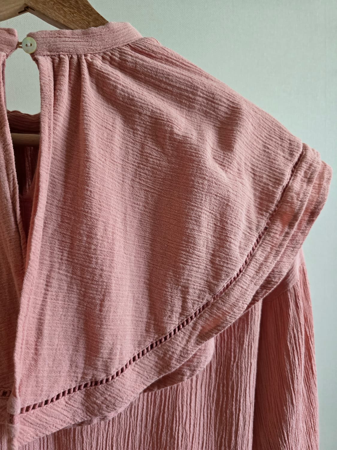 ungrid 빅카라 이중 러플 블라우스 상품이미지6