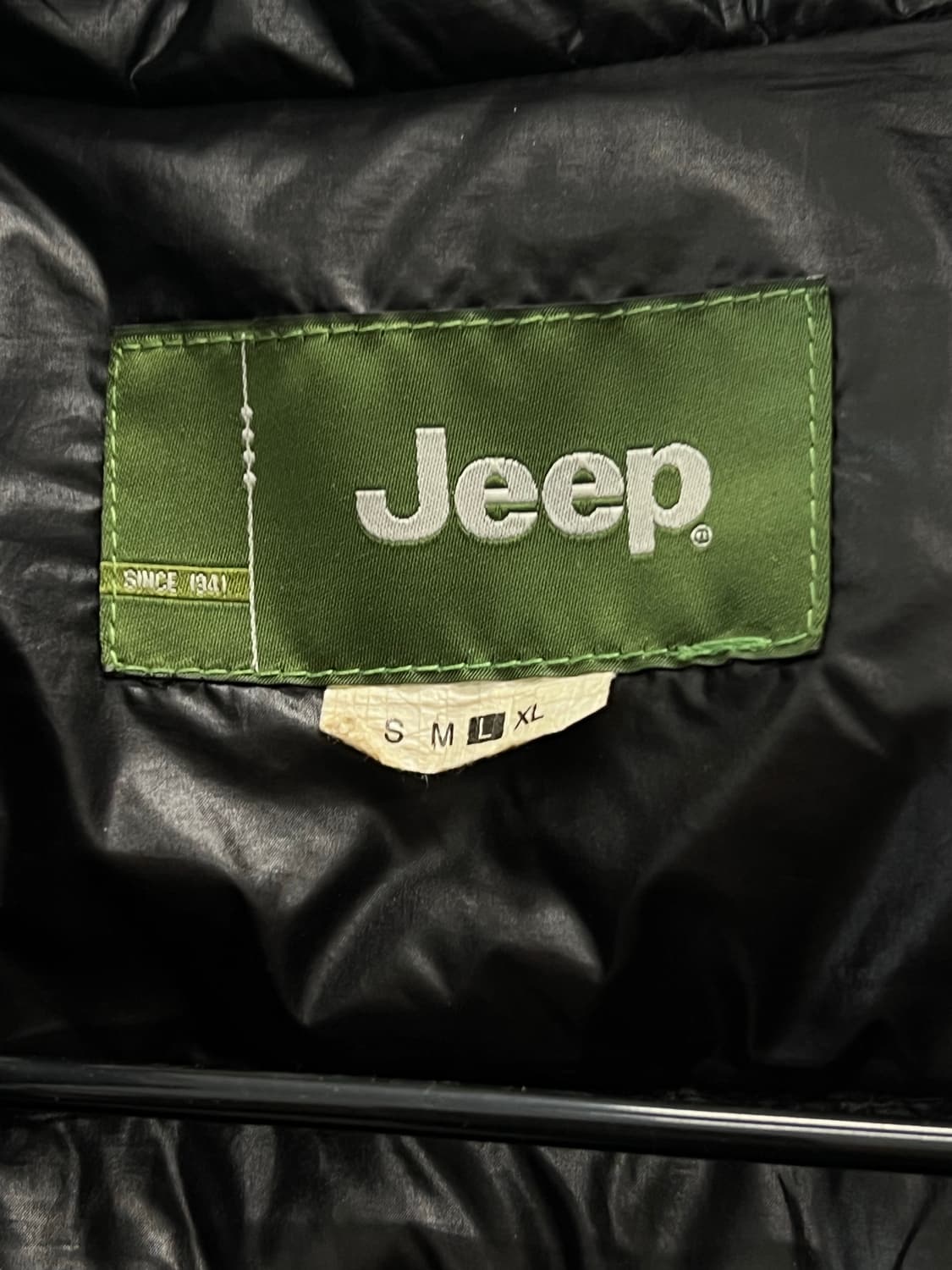 지프 올드스쿨 유광 경량 패딩 자켓 상품이미지4