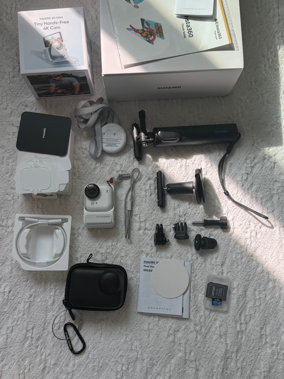 인스타360 GO Ultra 크리에이터 번들+256G+렉사512G 박스 상품이미지4