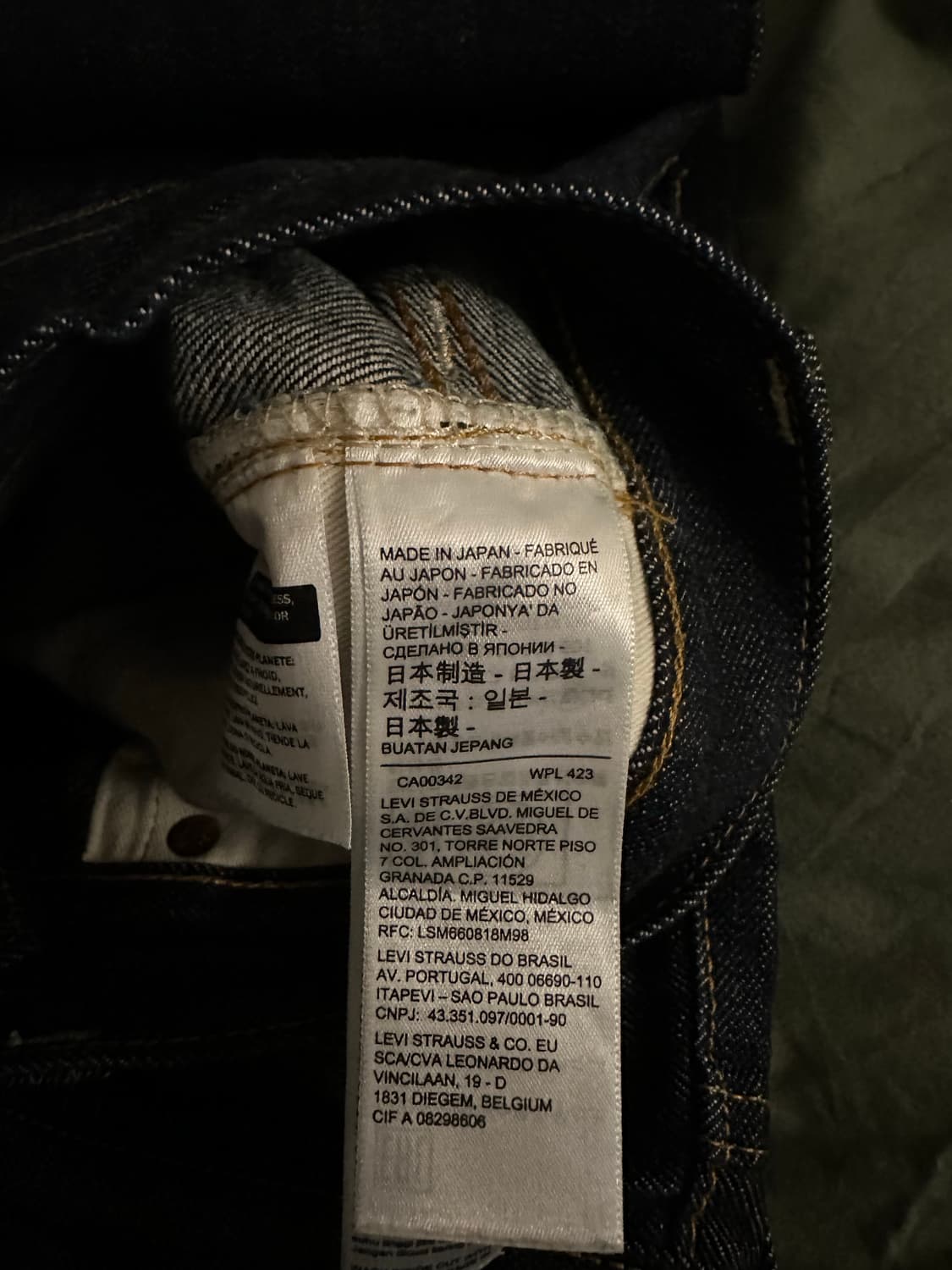 리바이스 LVC 47501 리지드 W34 L34 상품이미지3