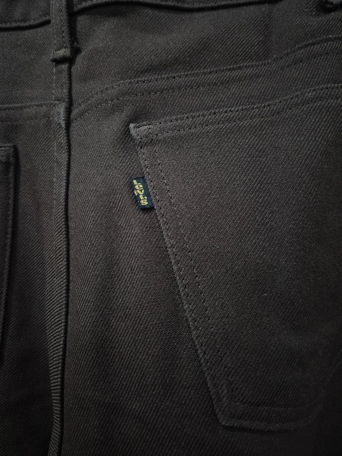 80s 리바이스 Made In USA 브라운 부츠컷 메카닉 팬츠 상품이미지3