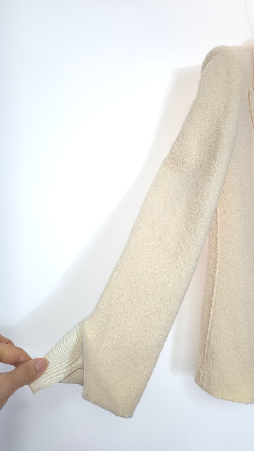 미샤 MICHAA 부클 울블렌드 더블 자켓 55 사이즈 상품이미지4