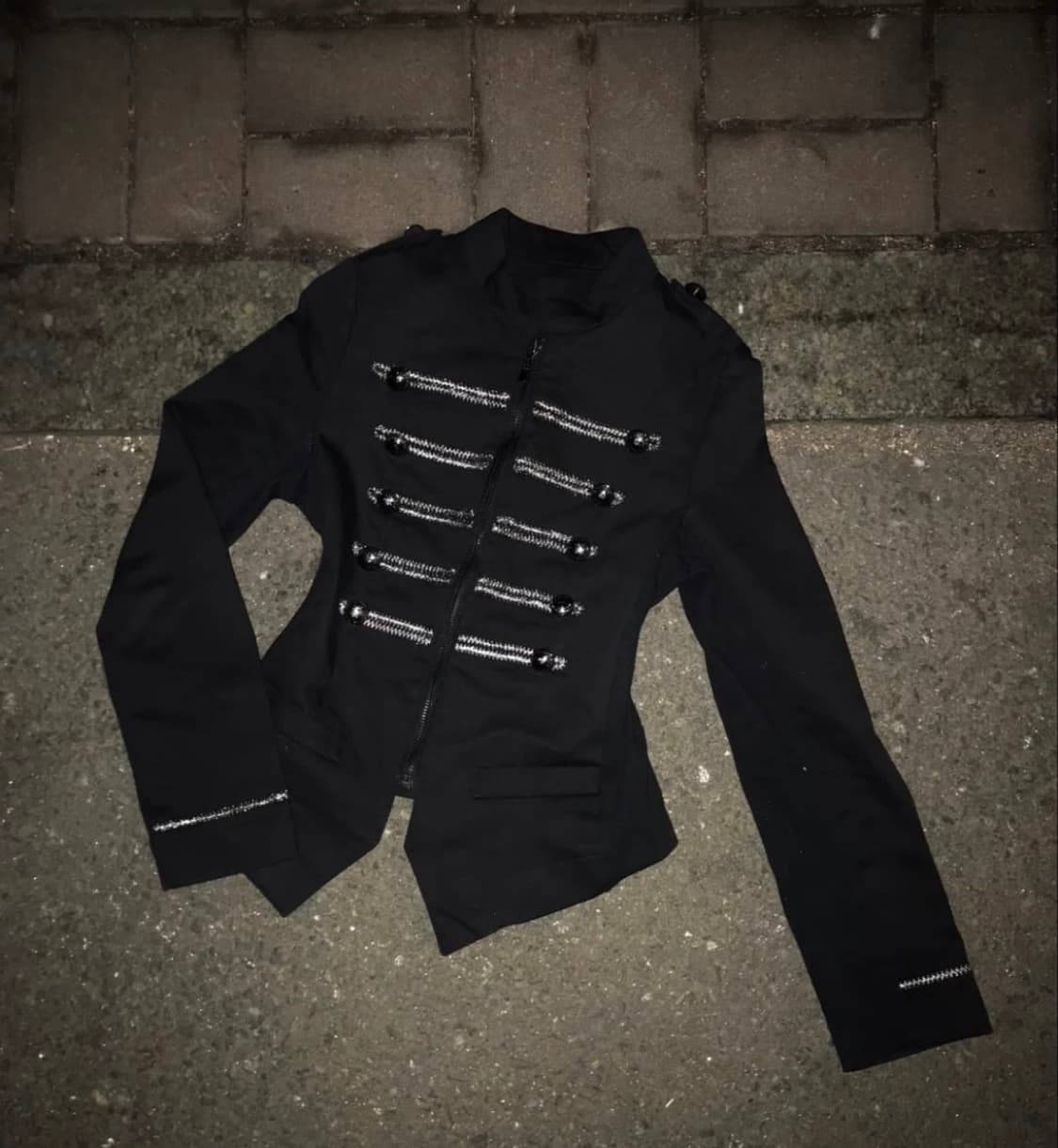 나폴레옹 버튼 자켓 빈티지 고딕 고스 펑크 상품이미지1