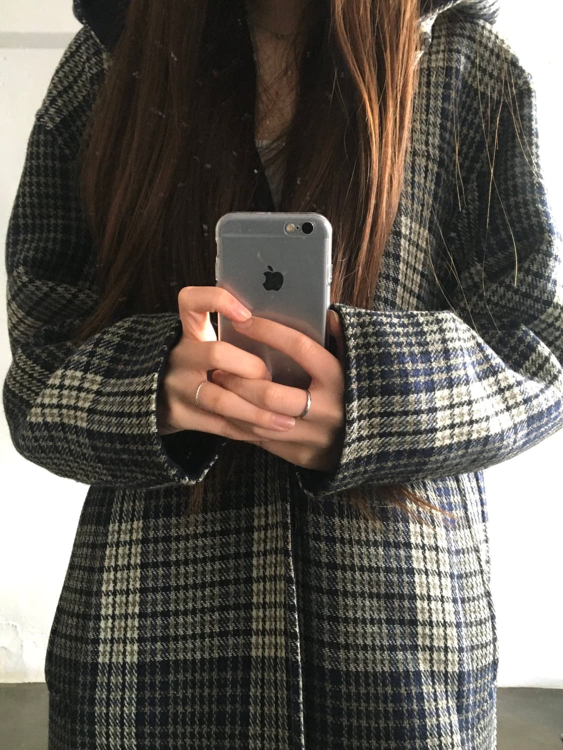 타임 옴므 체크울코트 상품이미지3