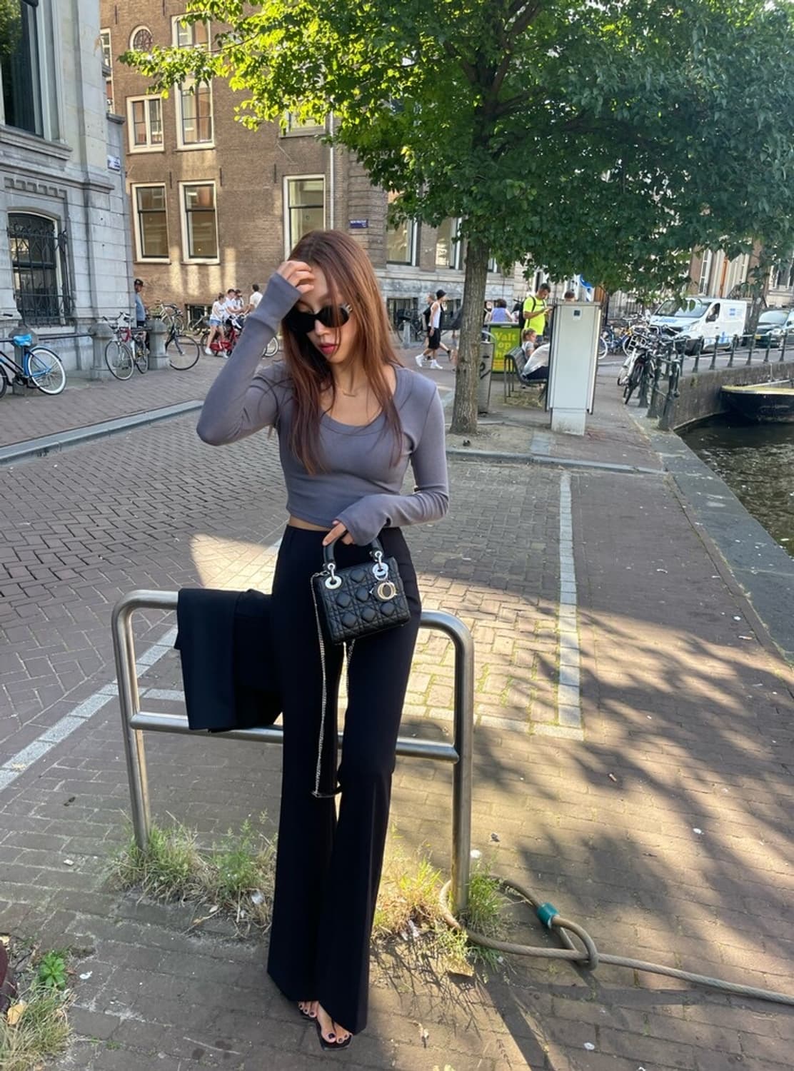 메모오피셜 슬랙스 앰버 상품이미지3