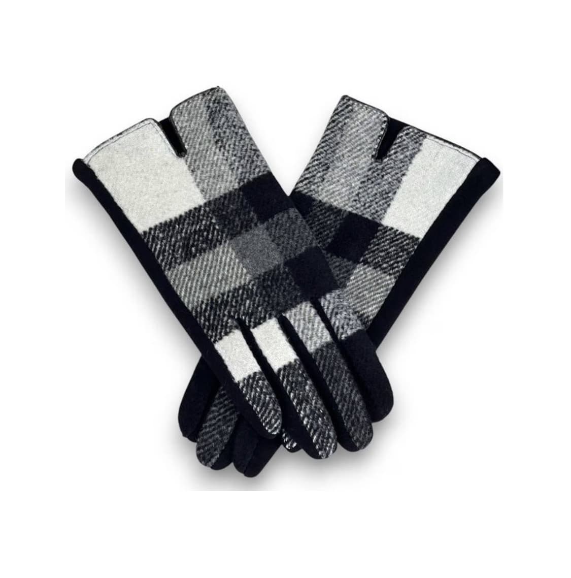 여성용 그레이 체크 장갑 2번 (새상품) 상품이미지2