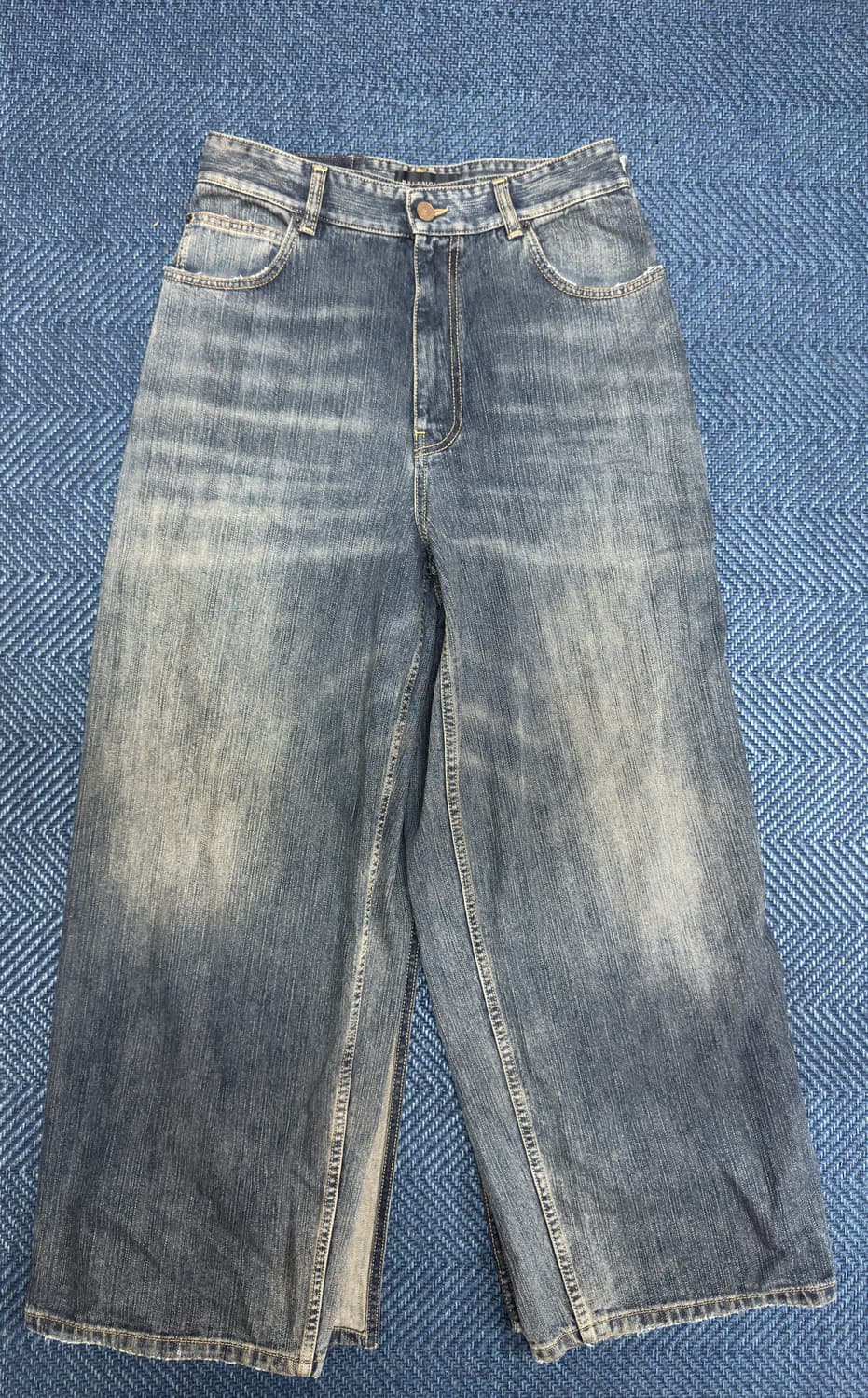 발렌시아가 아프론 하이브리드 데님팬츠 상품이미지1