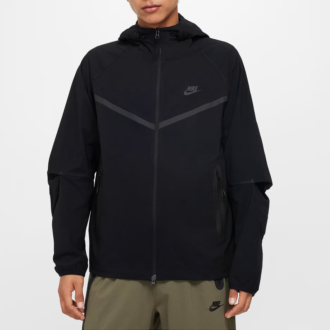 나이키 테크팩 우븐 풀집 자켓 블랙 상품이미지1