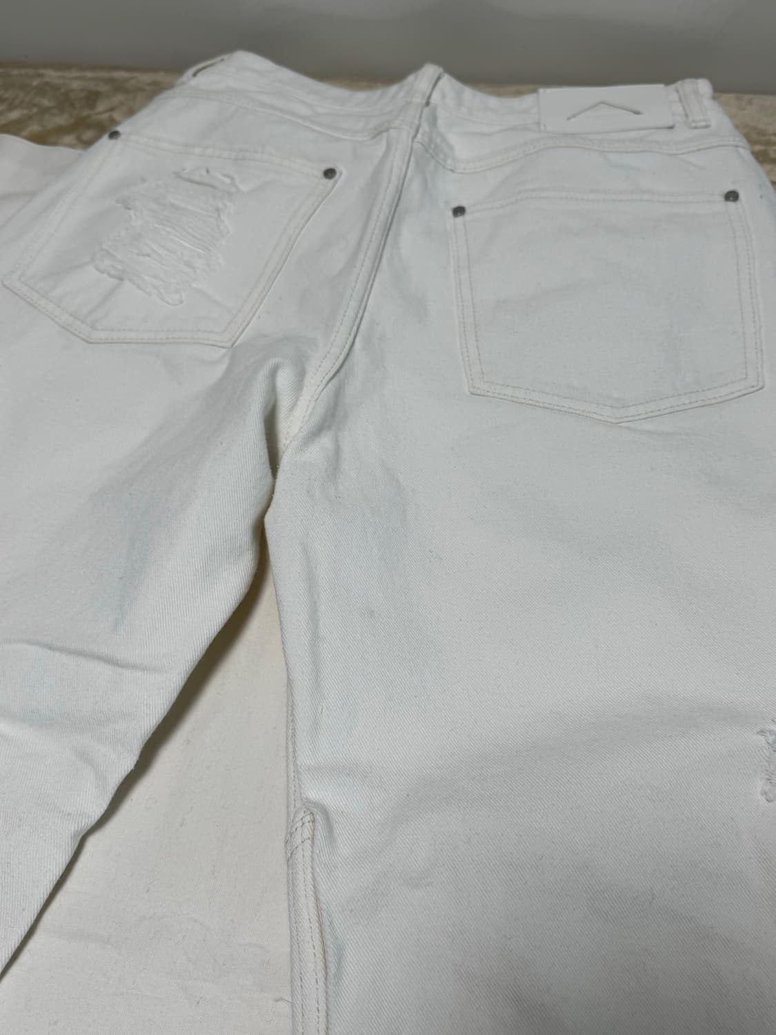 언지미크 / 디스트로이드 데님 팬츠 / S 상품이미지7