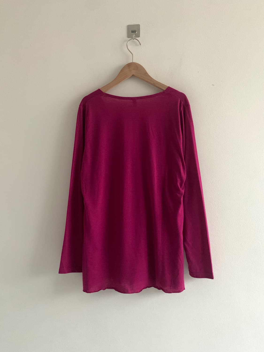 Thin Loose One Button Cardigan 상품이미지8