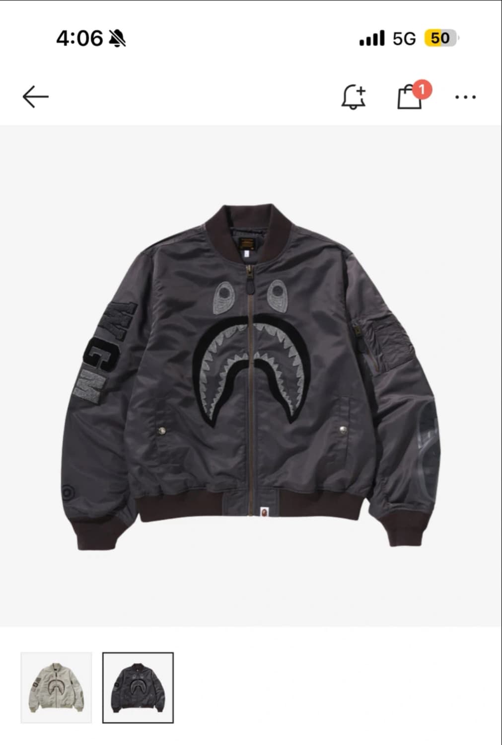 (Xl)25시즌 베이프 항공잠바  상품이미지1